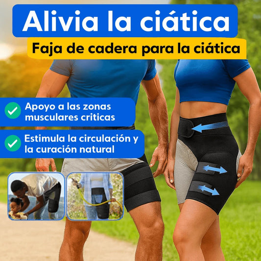 Faja de compresión terapéutica para aliviar la ciática y el dolor de cadera