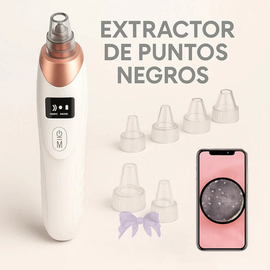 EXTRACTOR PROFESIONAL DE IMPUREZAS Y PUNTOS NEGROS CON CÁMARA HD