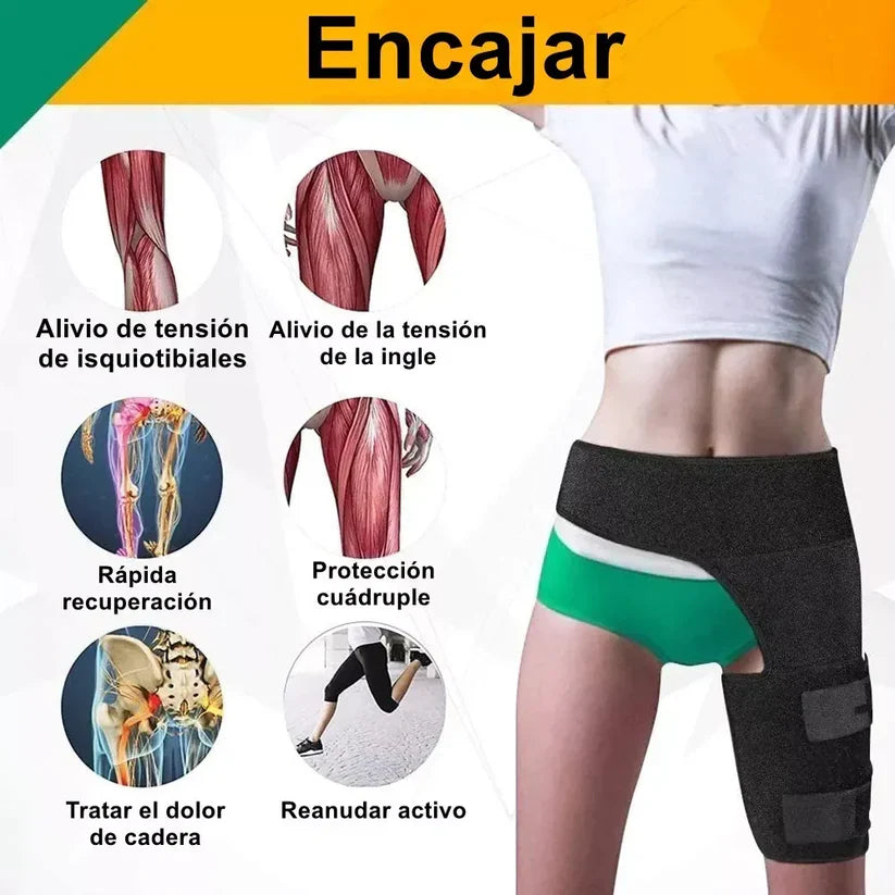 Faja de compresión terapéutica para aliviar la ciática y el dolor de cadera