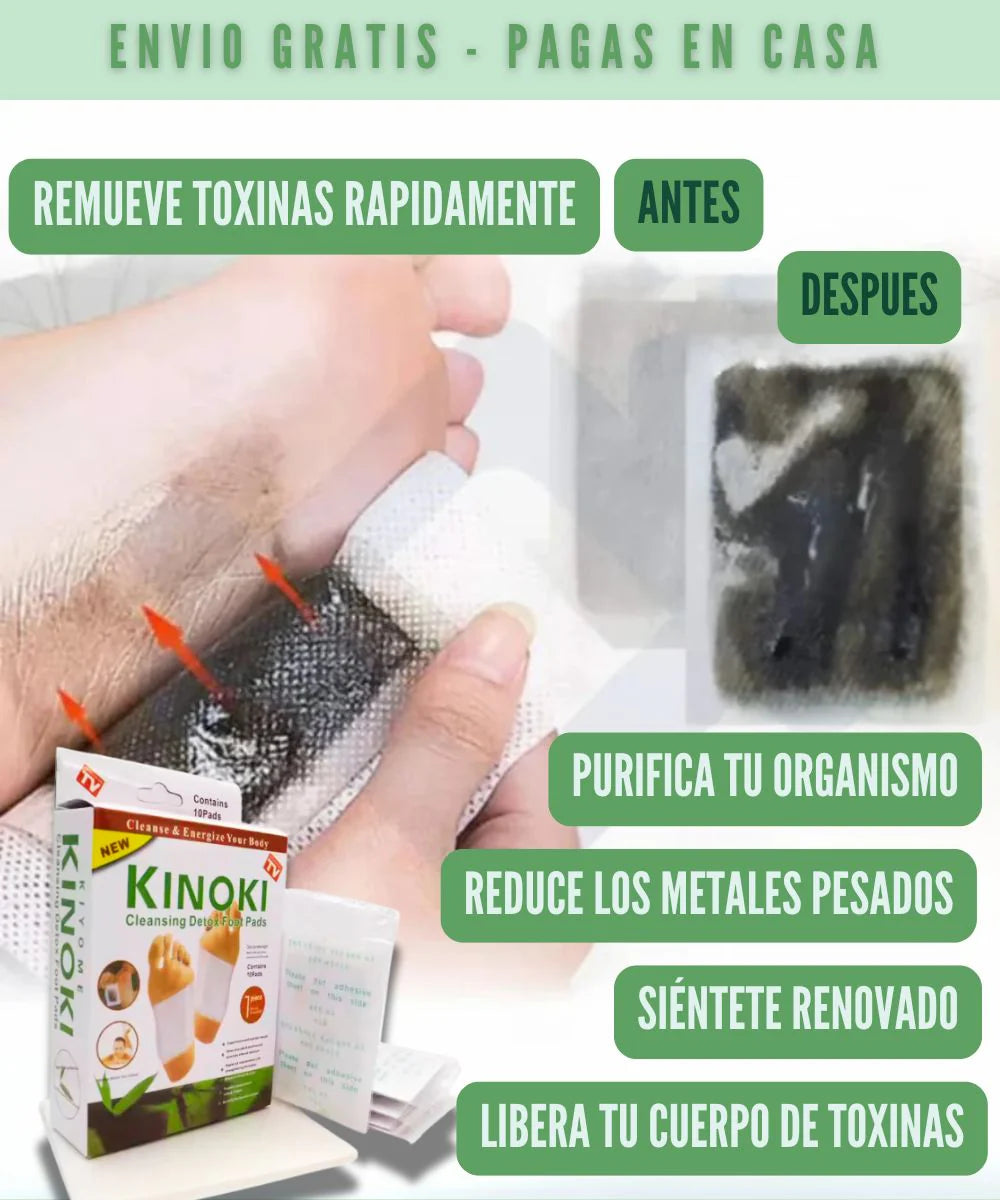 PARCHES DESINTOXICANTES KINOKI™ 2 CAJA (20 PARCHES)