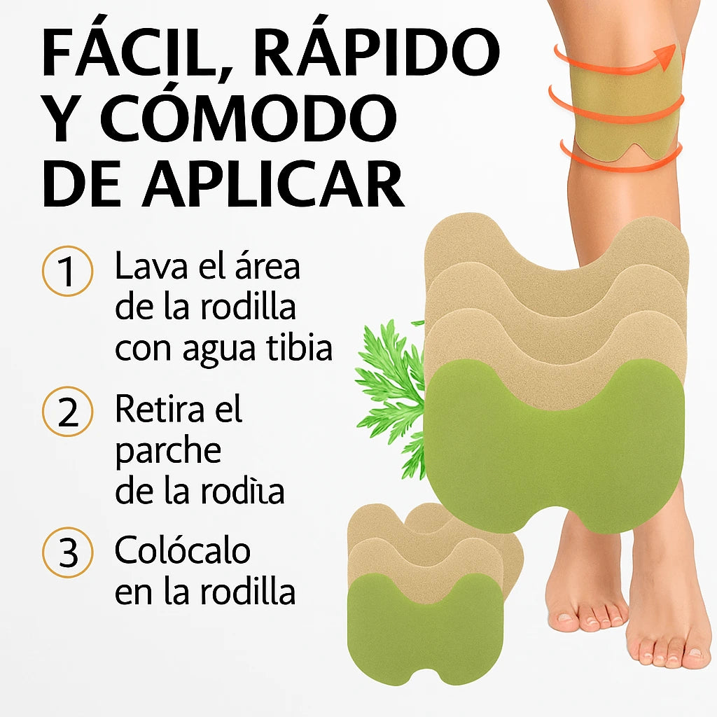Knee® Patch | 60 Parches Articulaciones para Rodilla