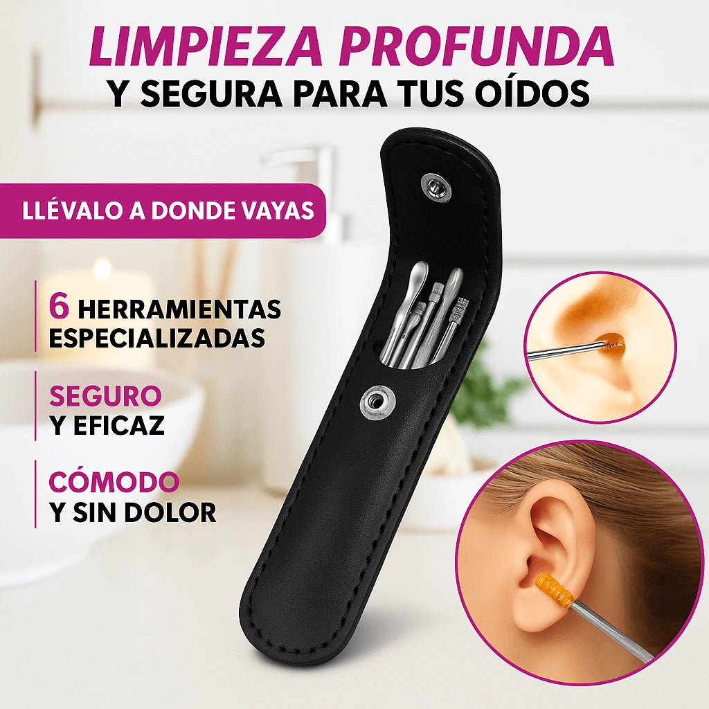 KIT PROFESIONAL X6 LIMPIA OÍDOS | EARCARE PRO™