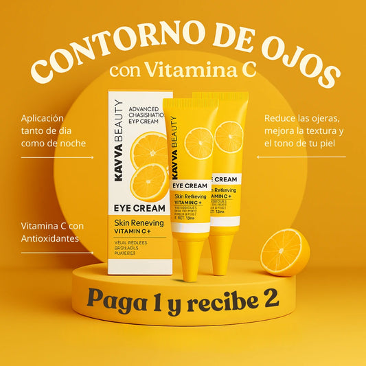 CREMA REAFIRMANTE ONTORNO DE OJOS 2X1 CON VITAMINA C