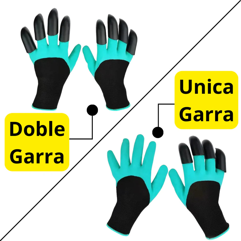 GUANTES DE JARDÍN CON GARRAS - CAVA, PLANTA Y CORTA MALEZA FÁCILMENTE