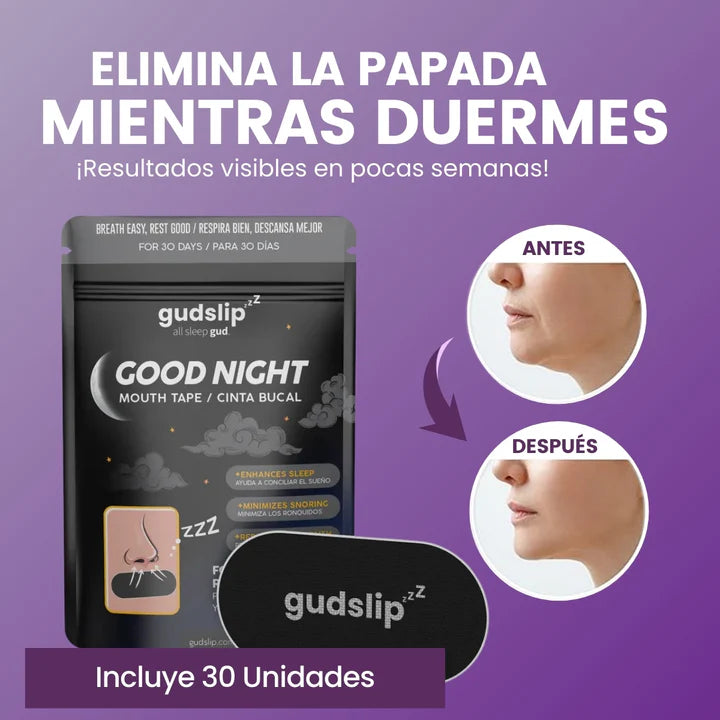 Combo completo de Cintas Bucales y recibe gratis (Pack de 30 cintas nasales)