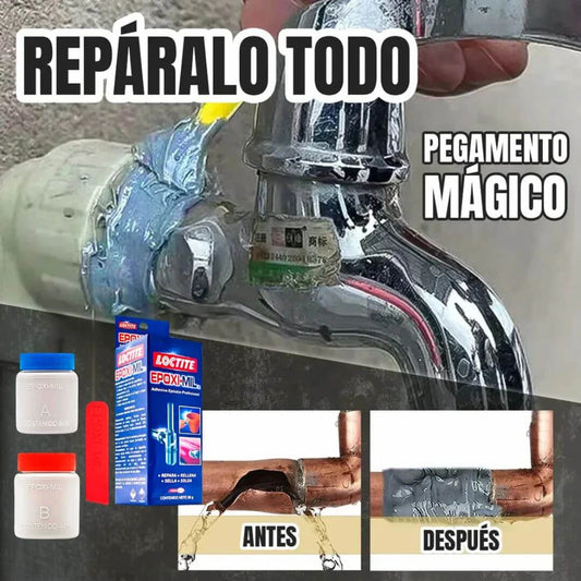 Pegamento de reparaciones Tipo Soldadura A+B (Activador + Masilla)