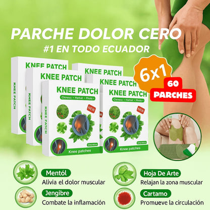 Knee® Patch | 60 Parches Articulaciones para Rodilla