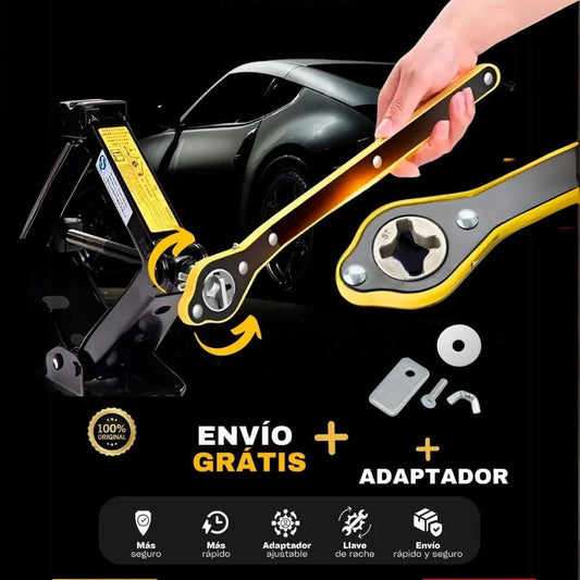 LLAVE PARA GATO DE AUTO ULTRAFLEXIBLE TIPO RACHET