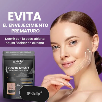 Combo completo de Cintas Bucales y recibe gratis (Pack de 30 cintas nasales)