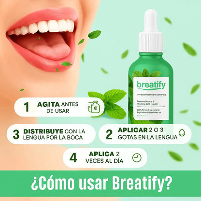 BREATIFY® GOTAS PARA UN ALIENTO FRESCO