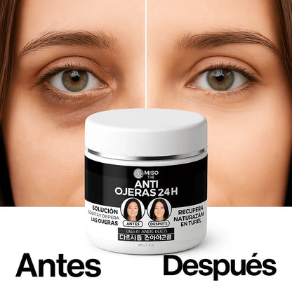 Tratamiento Coreano Anti-Ojeras con Ginseng y Niacinamida (Aclara y Reduce Bolsas)