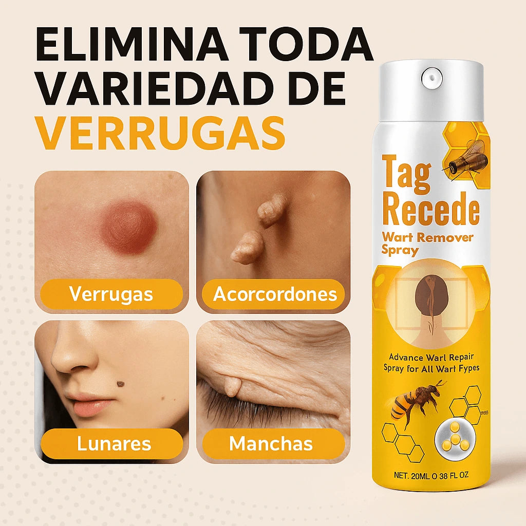 SPRAY TAG RECEDE ELIMINADOR DE VERRUGAS