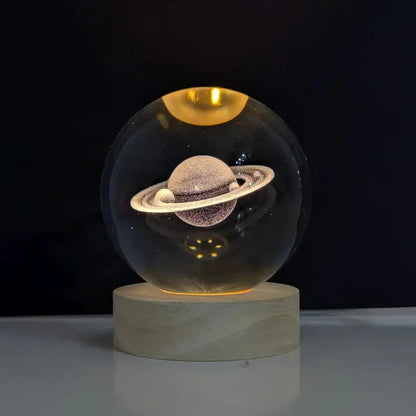Combo 3x1 de esferas estelares (Saturno, Galaxia y S. Solar)