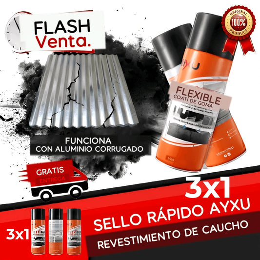 SUPER Spray reparador de grietas Flexible COMBO 3x1 + Envío Gratis