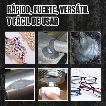 Pegamento de reparaciones Tipo Soldadura A+B (Activador + Masilla)