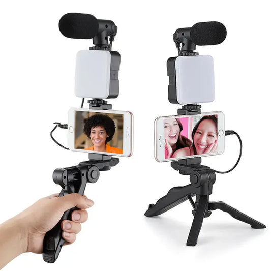 (KIT DE VLOGGING) SET DE GRABACIÓN PROFESIONAL