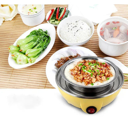 COCEDOR ELÉCTRICO PARA HUEVOS, ACERO INOXIDABLE DE 110 V