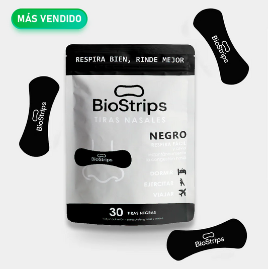 BioStrips® Tiras Nasales 2x1 | 60 Tiras para Atletas de Alto Rendimiento